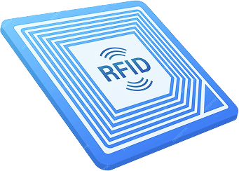 125-kHz-RFID-Tag und Antenne