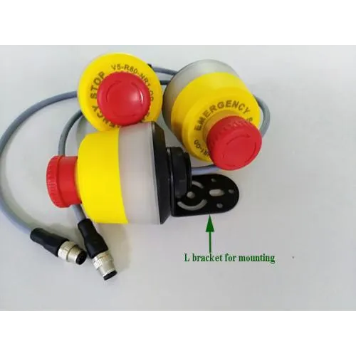 Beleuchteter Not-Aus-Taster mit 80mm Durchmesser