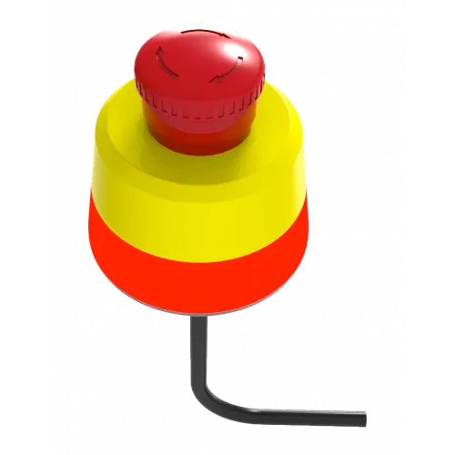 Beleuchteter Not-Aus-Taster mit 80mm Durchmesser